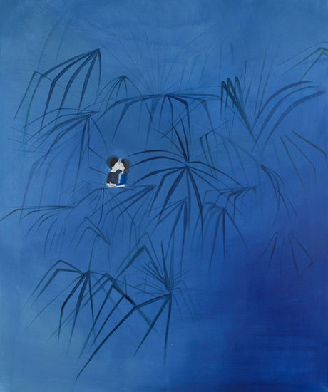 At Night, 2008, acrylic on canvas, 166 x 199 cm 