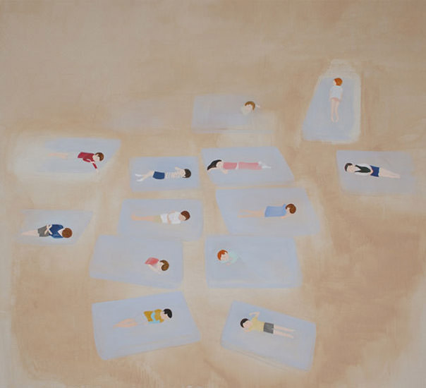 Kindergarden, 2006, acrylic on canvas, 185 x 200 cm 